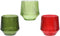 Theelichthouder glas d8h8 cm a3