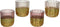 Theelichthouder glas d9h9.40cm a4