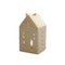 Theelichthouder Huis Beige - Steen - 7,4x6,3x13 cm - Werner Voss