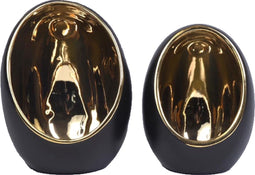 Theelichthouders Ovaal - Goud - Rootsmann