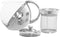 Theepot DKD Home Decor S3026074 Kristal Roestvrij staal Zilver (14 x 11 x 12 cm) (500 ml)