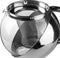 Theepot met filter - zilver