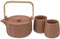 Theepot met twee mokken - terra bruin - hip - cadeau tip - kerst cadeau tip
