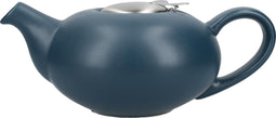 Theepot, met Zeef, Keramiek, Donker Blauw, 0.9 L - London Pottery | Pebble