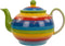 Theepot - Regenboog - Keramiek - Meerkleurig - 22x15x14 cm - Thailand - Sawa Hasa - Fairtrade