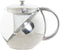 Theepot van glas en RVS 1100 ml met filter/infuser en handvat