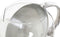 Theepot van glas en RVS 1100 ml met filter/infuser en handvat