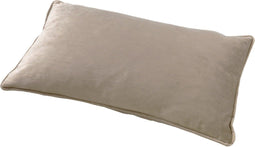 Dutch Decor FINN - Sierkussen 30x50 cm - velvet - lendekussen - Pumice Stone - beige - Inclusief binnenkussen