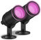 Calex Smart Outdoor LED Buitenlamp - Slimme Grondspot - RGB en Warm Wit Licht - 4W - Zwart (2 stuks)