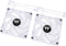 Thermaltake CL-F153-PL12SW-A PC-ventilator Wit, Transparant, RGB (b x h x d) 120 x 120 x 25 mm