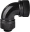 Thermaltake Pacific G1/4 Petg Tube 90-Degree Compression 16Mm Od â Black Waterkoelinghoekverbinder