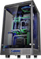 Thermaltake The Tower 900 Full Tower PC-behuizing Zwart 2 voorgeïnstalleerde LED-ventilators, LCS-compatibel, Zijvenster, Harde schijf installatie zonder