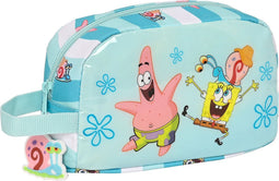 Thermische Snacktas Spongebob Stay positive Blauw Wit (21.5 x 12 x 6.5 cm)