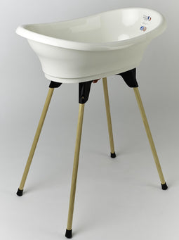 Thermobaby Vasco - baby badje met standaard - lelie wit