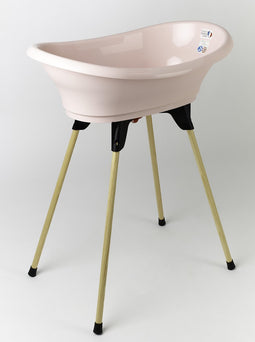 Thermobaby Vasco - baby badje met standaard - poeder roze