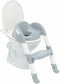 Thermobaby wc verkleiner met trapje KiddyLoo Grijs