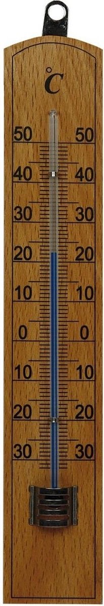 Thermometer buiten hout - 20 x 4 cm - Buitenthermometers