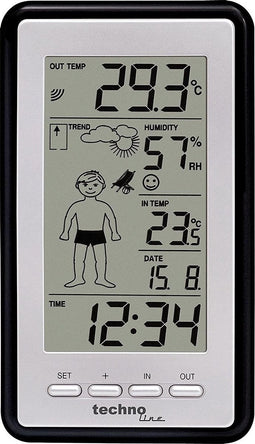 Thermometer / Hygrometer weerstation - Technoline WS 9632