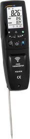 Thermometer PCE-IR 90 met Bluetooth-interface - Voedselthermometer - Infrarood en insteek(kern) temperatuursensor - Meetbereik -40 ... 300 °C