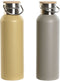 Thermosfles Home ESPRIT Beige Grijs 500 ml (2 Stuks)