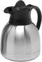 Thermoskan Biaretto koffiekan 1liter roestvrijstaal zwarte dop