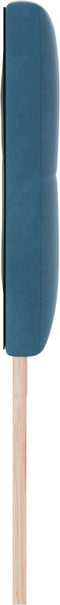 vidaXL - Hoofdbord - met - knopen, - Donkerblauw, - 180 - cm, - Fluweel