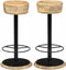 vidaXL - Barstoelen - 2 - st - massief - mangohout