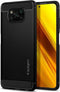 Spigen Poco X3 NFC - Rugged Armor - Schokabsorberend - Zwart