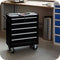 tectake® - Gereedschapswagen 5 lades - vergrendelbaar - zwart