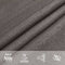 vidaXL - Zonnezeil - 160 - g/m² - 5x7x7 - m - HDPE - antracietkleurig