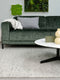 Carlotta 133 Vloerkleed - 60x90 - Rechthoek - Laagpolig,Structuur Tapijt - Industrieel - Grijs