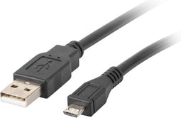 USB Cable to Micro USB Lanberg 480 Mb/s Black