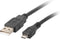 USB Cable to Micro USB Lanberg 480 Mb/s Black