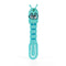 Thinking gifts Ledlight Boekenlegger Boekenworm - LED 2 in 1 - Leeslampje - Turquoise- Gift -Kado - Leesfan