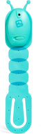 Thinking gifts Ledlight Boekenlegger Boekenworm - LED 2 in 1 - Leeslampje - Turquoise- Gift -Kado - Leesfan