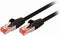 Nedis CAT6-kabel - RJ45 Male - RJ45 Male - S/FTP - 0.25 m - Rond - LSZH - Zwart - Envelop