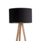 Zuiver Tripod Vloerlamp/ Staande driepoot lamp Wood Zwart