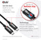 Club 3D CAC-1578 - USB4 Gen3x2 Type-C Kabel - 8K60Hz 40Gbps PD 240W - Zwart