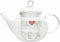 Theepot DKD Home Decor Transparant (250 ml) (14 x 8 x 15 cm)