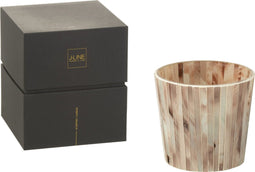 J-Line geurkaars Noa - Tender Rose - glas - roze - small - 45U