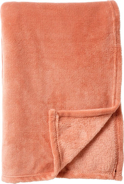 Dutch Decor - OWEN - Plaid 130x160 cm - coral fleece deken - heerlijk zacht - Muted Clay - roze