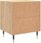 vidaXL - Nachtkastje - 40x35x47,5 - cm - bewerkt - hout - sonoma - eikenkleurig