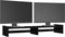 vidaXL - Monitorstandaard - 100x27x15 - cm - massief - grenenhout - zwart