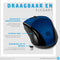 HP 220 - Draadloze muis - Optische sensor 1600dpi - Blauw