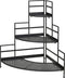 Pro Garden Plantenrek/plantentafel - zwart - metaal - 84 x 60 x 84 cm - inklapbaar