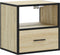 vidaXL - Nachtkastje - wandgemonteerd - 40x31x39,5 - cm - sonoma - eikenkleurig