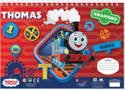 Thomas de Trein Schetsblok met Kleurplaten en Sjabloon