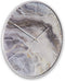 Thomas Kent - Wandklok rond Oyster M - 55cm - Aubergine paars met zilver