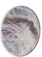 Thomas Kent - Wandklok rond Oyster M - 55cm - Aubergine paars met zilver