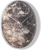 Thomas Kent - Wandklok rond Oyster S - 40cm - Aubergine met zilver